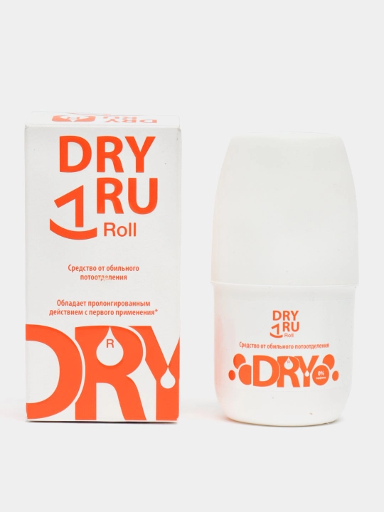 Дезодарант антиперспирант Dry dry ru roll, от сильного пота и запаха, 50 мл