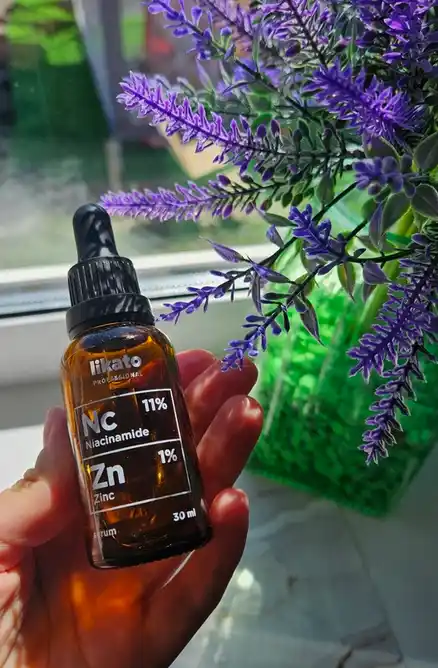 Likato yuz terisi uchun zardob, yoshartiruvchi, niatsinamid 11%, sink 1%, sarum, 30 ml
