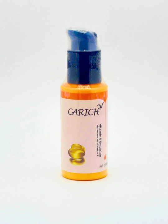 CARICH Vitamin E Emulsiyasi – Yuz va tana uchun yumshatuvchi va namlovchi parvarish