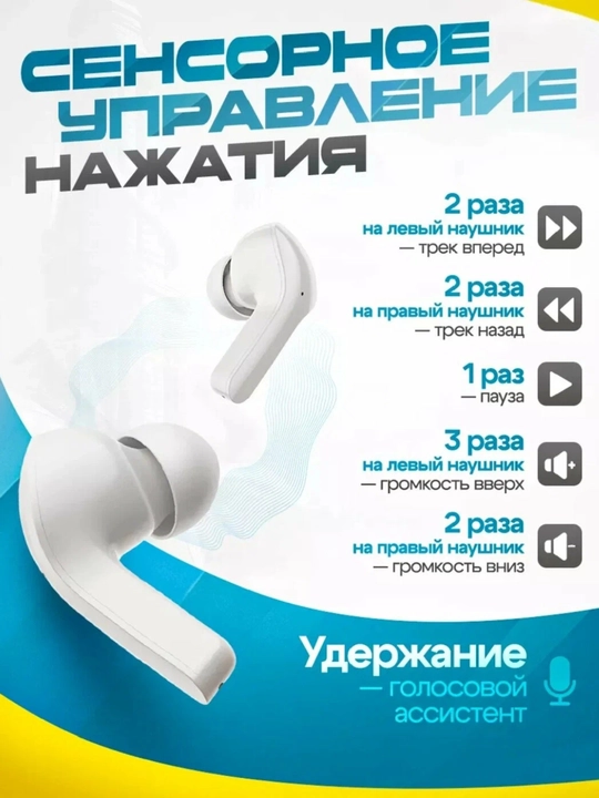 Simsiz quloqchin Air 31, Bluetooth 5.1, sensorli, mikrofolli, zaryad qutisi bilan