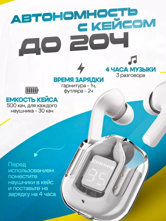 Simsiz quloqchin Air 31, Bluetooth 5.1, sensorli, mikrofolli, zaryad qutisi bilan