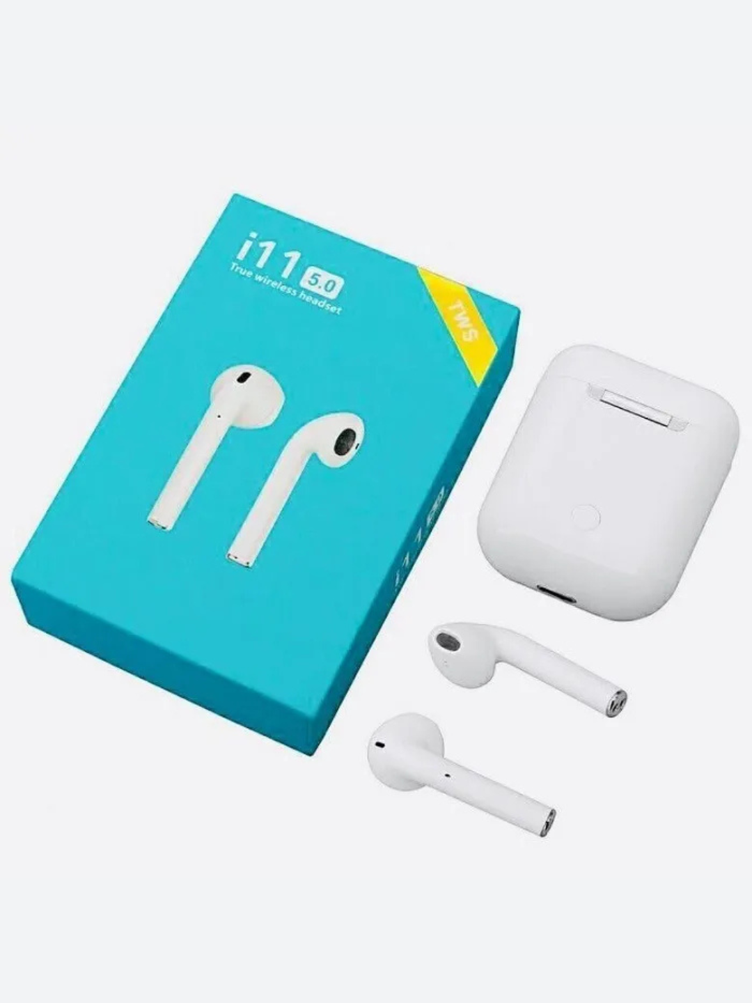 TWS наушники i11, i12, i15, i18, Bluetooth 5.0, с микрофоном, сенсорное управление