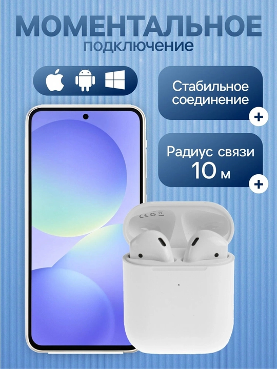 TWS наушники i11, i12, i15, i18, Bluetooth 5.0, с микрофоном, сенсорное управление