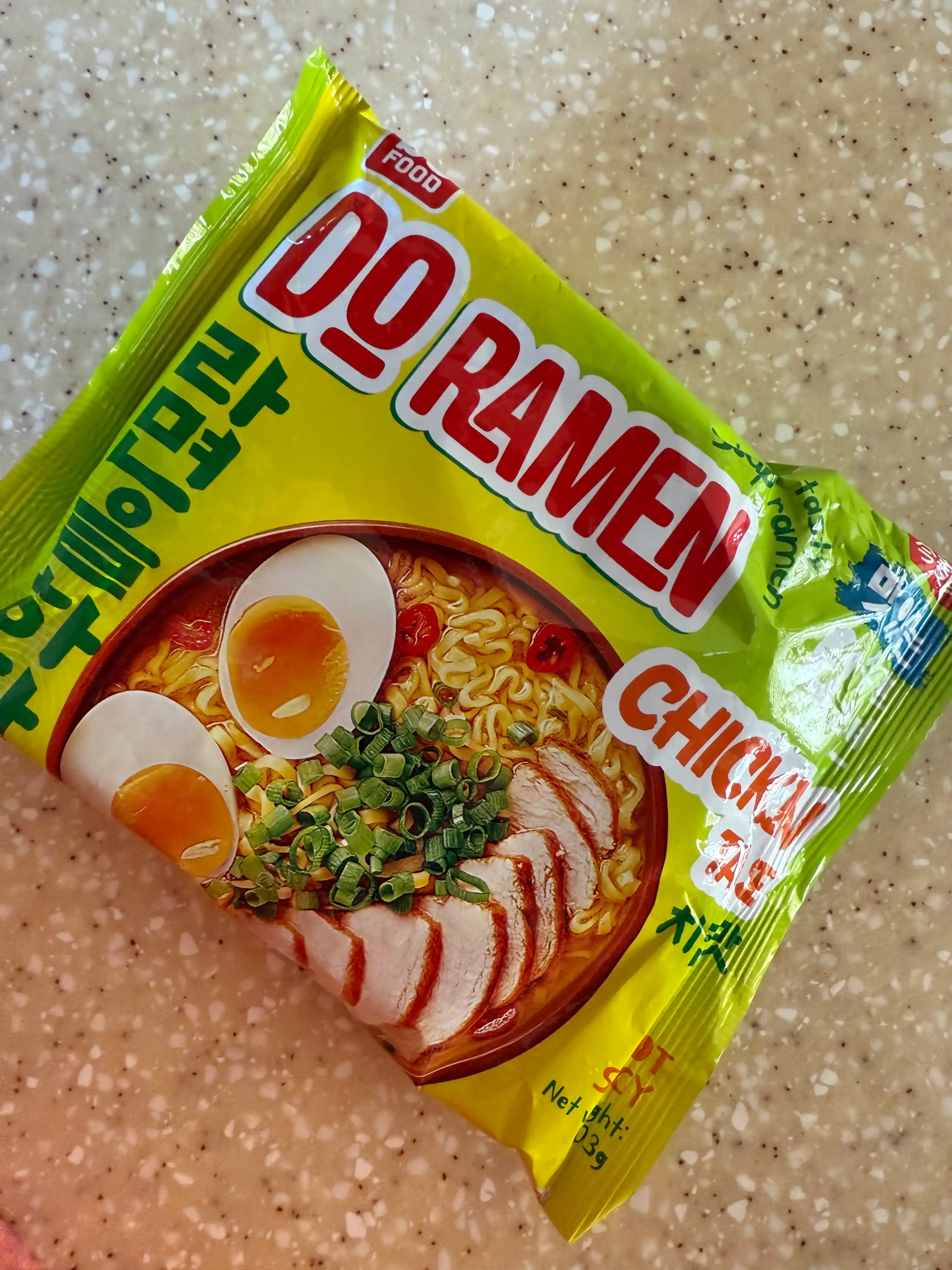 Tez tayyorlanadigan lapsha DO Ramen, tovuq ta’mi bilan, 103 g