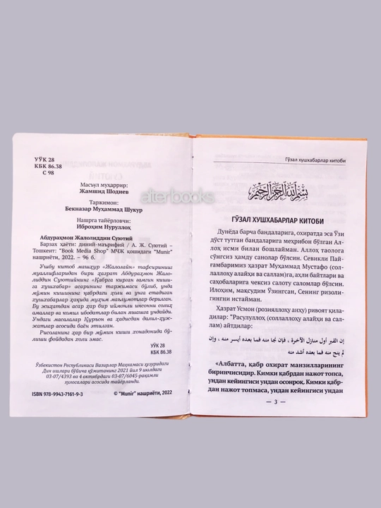Barzax hayoti, Abdurahmon Jaloliddin Suyutiy