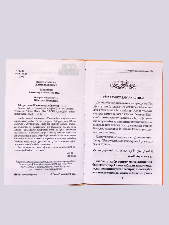 Barzax hayoti, Abdurahmon Jaloliddin Suyutiy