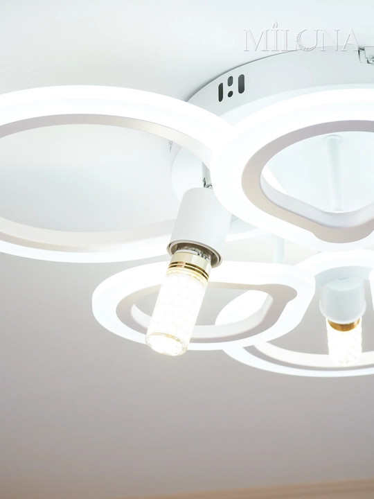 Lyustra pultli,patronli, 3 xil rejimli shift qandil oshxona va spalni uchun LED lyustralar