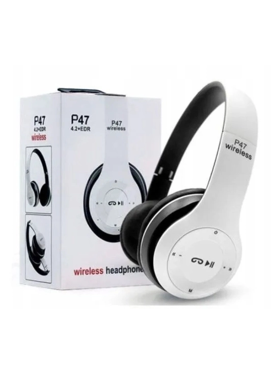 Наушники P47 Bluetooth, складные, стерео звук, слот для SD карты