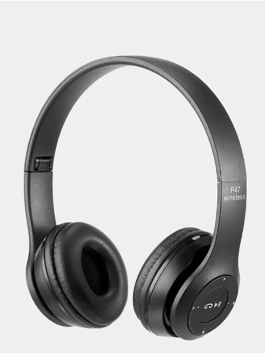 P47 Bluetooth quloqchinlar, stereo, SD karta, buklanadigan