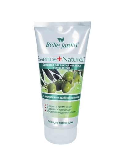 Essence Naturelle Средство для снятия макияжа с лица экстрактом Зелёной оливки 3 в1 200 мл - 