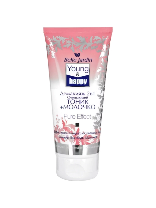 B/J Young&Happy Демакияж 2в1 очищающий 200мл  - 