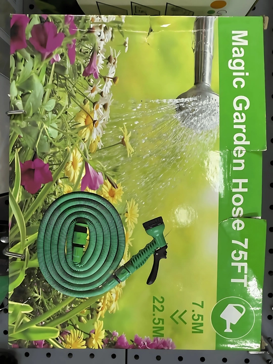 Sug'orish uchun cho'ziluvchan shlang Magic Hose 60 m, 7 rejimli purkagich bilan