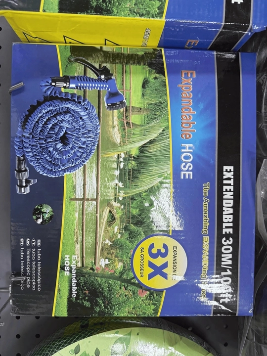 Sug'orish uchun cho'ziluvchan shlang Magic Hose 60 m, 7 rejimli purkagich bilan
