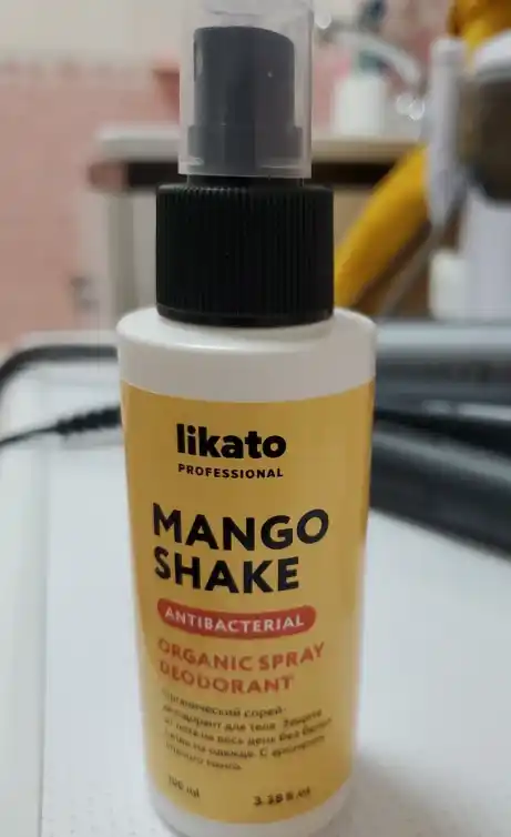 Likato dezodorant, ayollar uchun sprey, ter va hidga qarshi, aloe vera, 100 ml