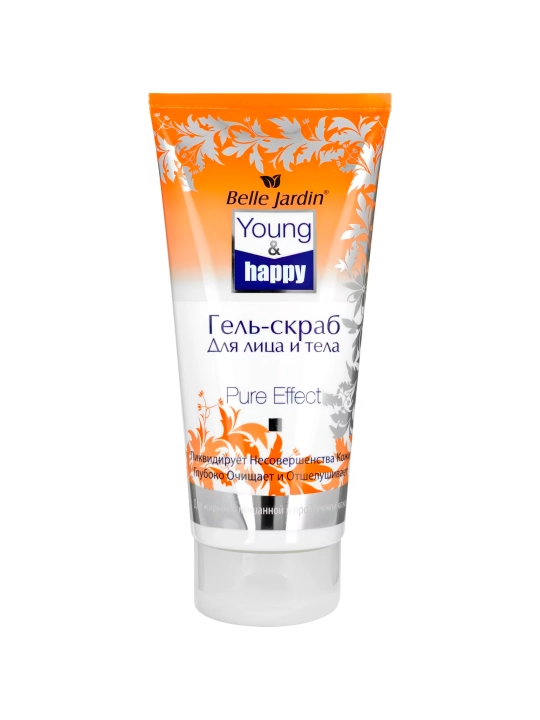 B/J Young&Happy gel-skrab yuz va tana uchun, 200 ml