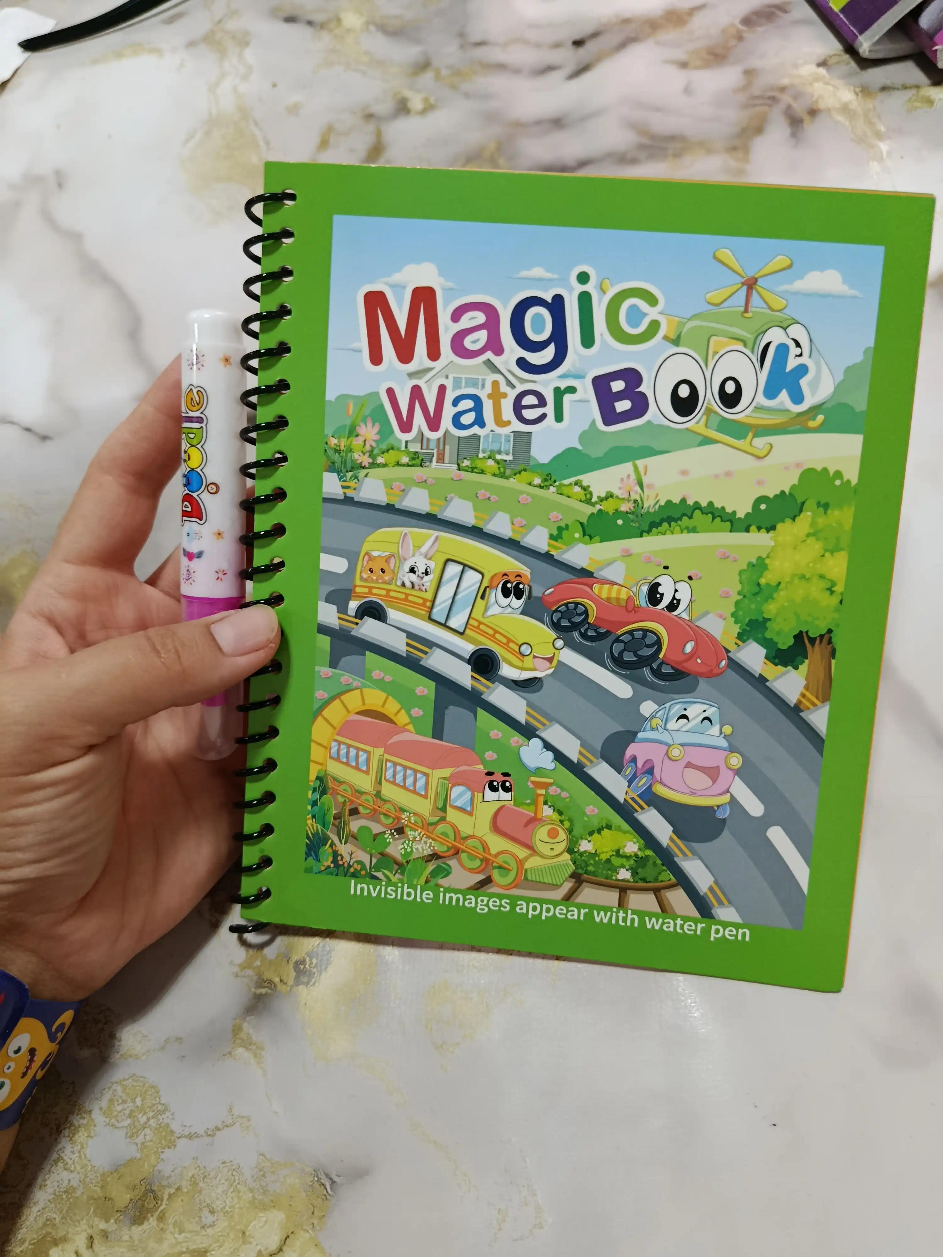 Magic Water Book qayta ishlatiladigan bolalar suv bo'yash kitobi