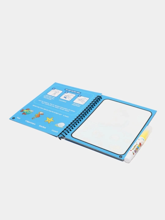 Magic Water Book qayta ishlatiladigan bolalar suv bo'yash   kitobi suvli raskraska