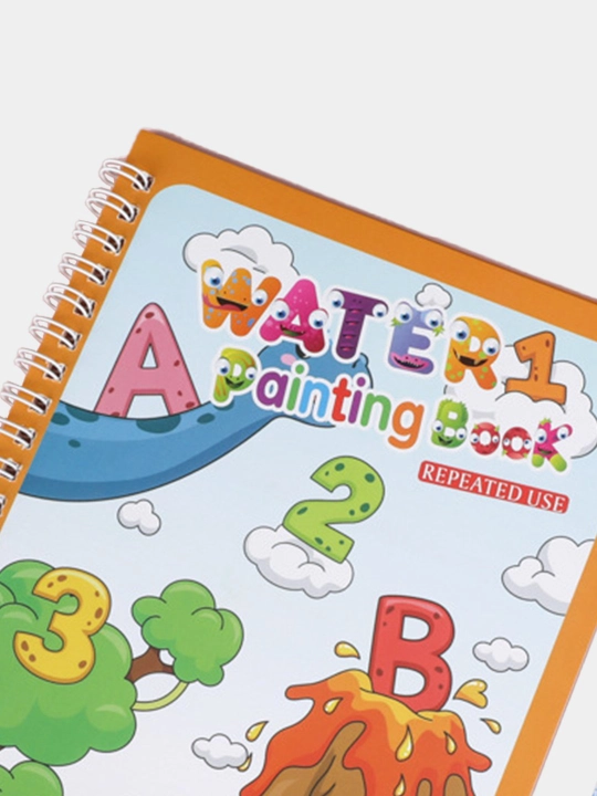 Magic Water Book qayta ishlatiladigan bolalar suv bo'yash   kitobi suvli raskraska