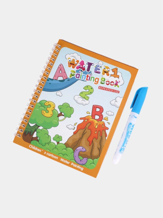 Magic Water Book qayta ishlatiladigan bolalar suv bo'yash   kitobi suvli raskraska