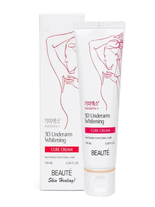 BEAUTE 3D Underarm Whitening Creamoqartiruvchi va namlovchi krem, oqartiruvchi,  100 ml - 