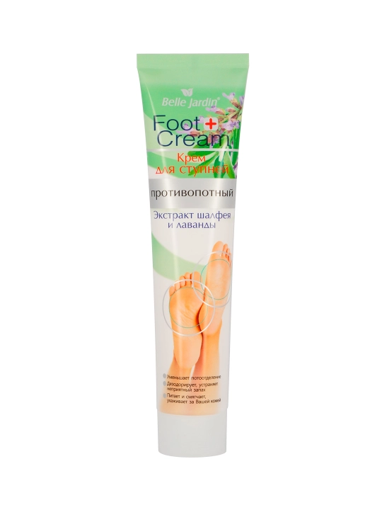 B/J Antiperspirant oyoq kremi qo'shimcha shalfey va lavanda 125ml - 