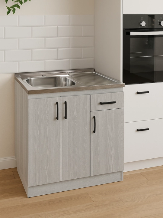 Кухонная мойка с тумбой - 