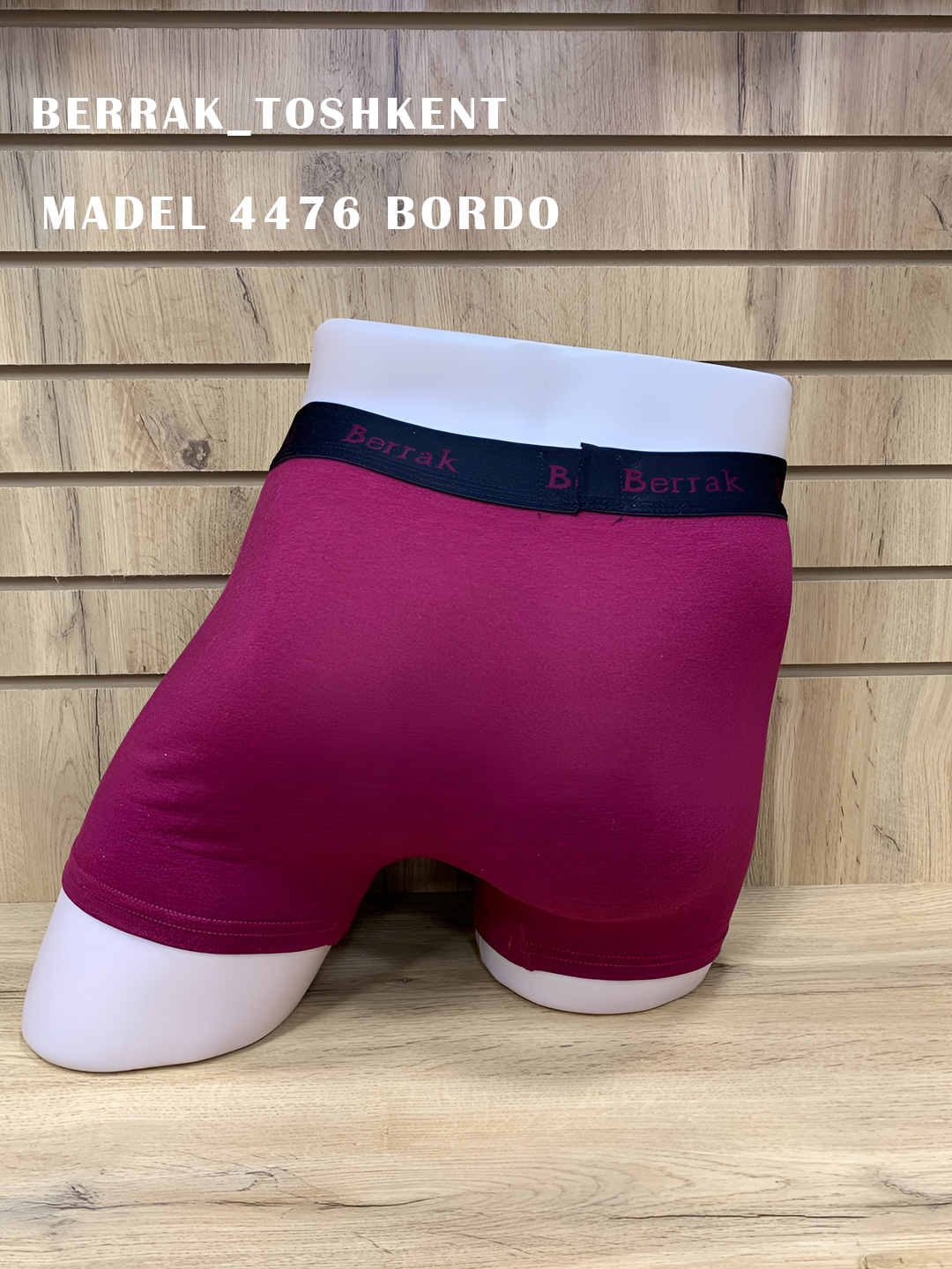 Erkaklar ichki kiyimi, BERRAK 4476 Soft 12 xil rangda