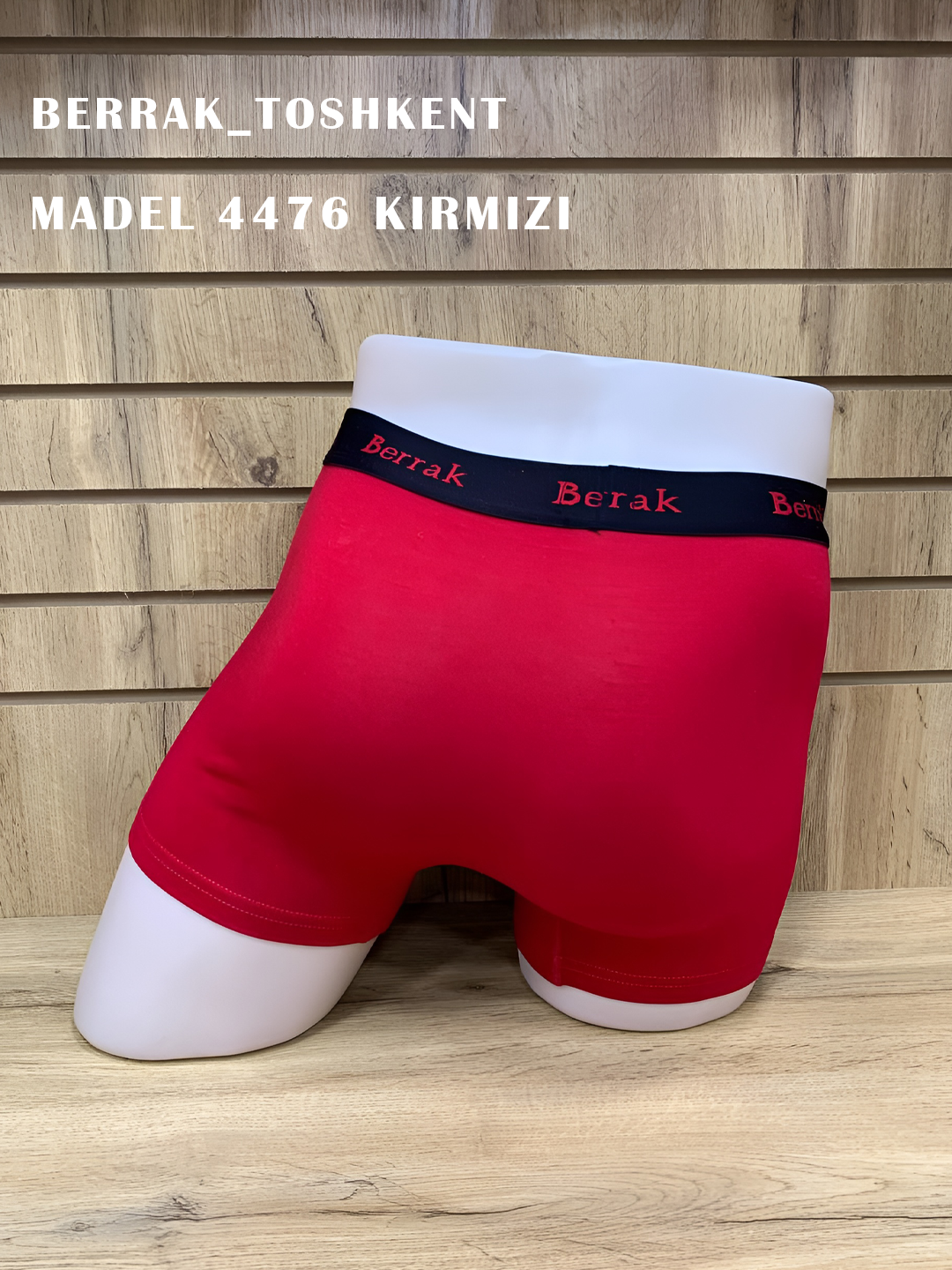 Erkaklar ichki kiyimi, BERRAK 4476 Soft 12 xil rangda