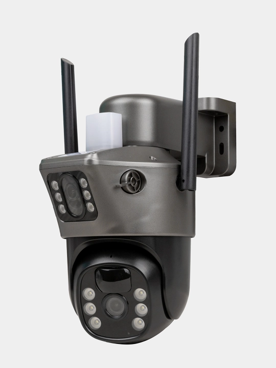 Камера Wi-Fi 4G уличные умные V380 PRO Wi-Fi солнечной панелью, двойной и тройной объектив
