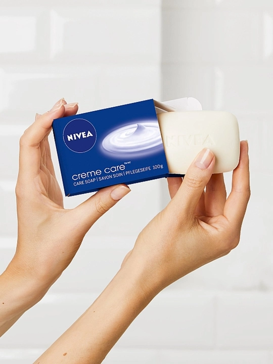 Krem-sovun Nivea, sovun yuz va tana uchun, namlantiruvchi ayol va erkaklar sovuni, 100 g