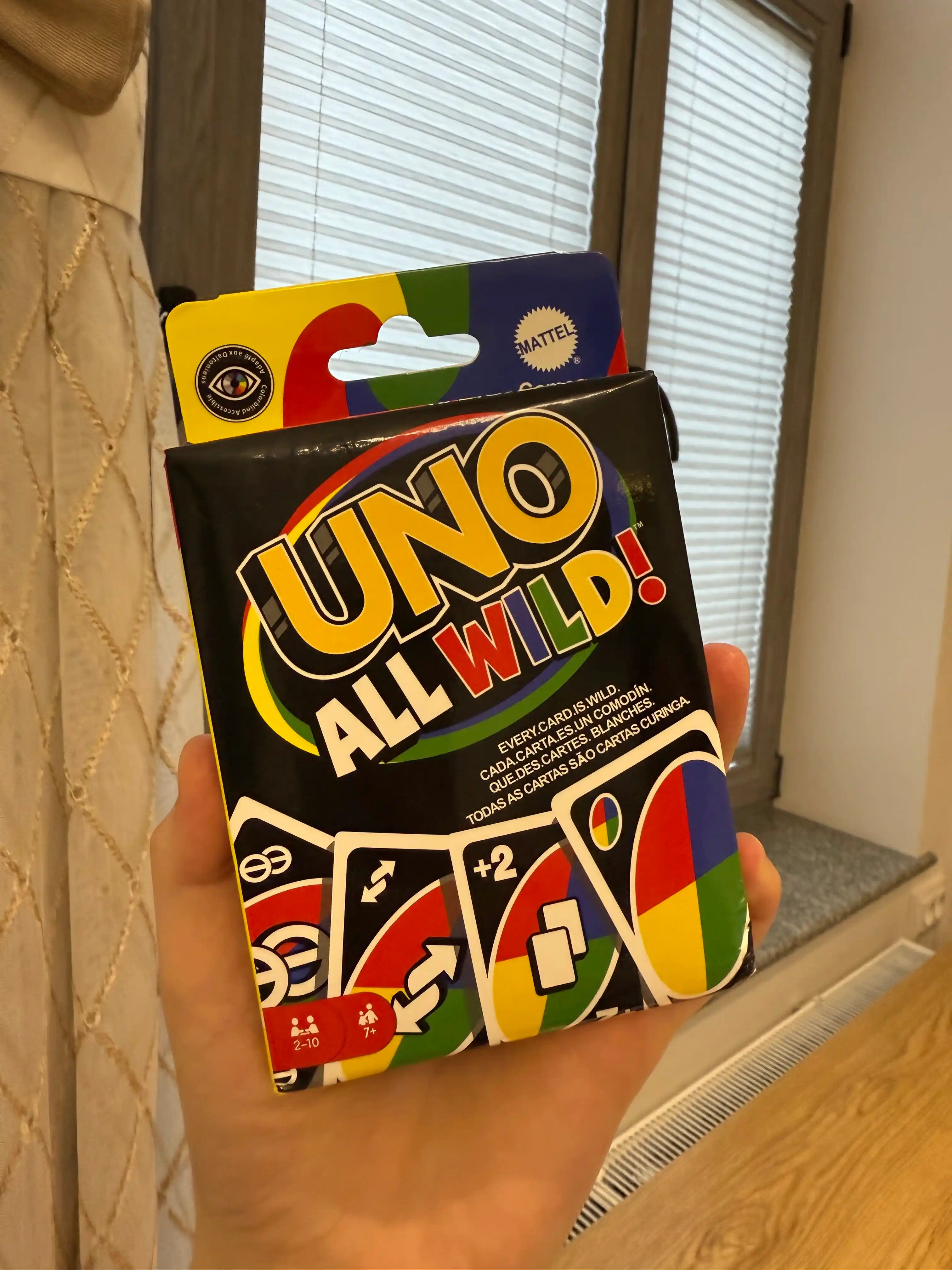 Stol o'yinlar UNO, Skip bo, No mercy, Flip, All wild