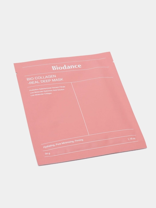 Маска для лица Biodance Bio Collagen Real Deep Mask коллагеновая тканевая маска 34 г