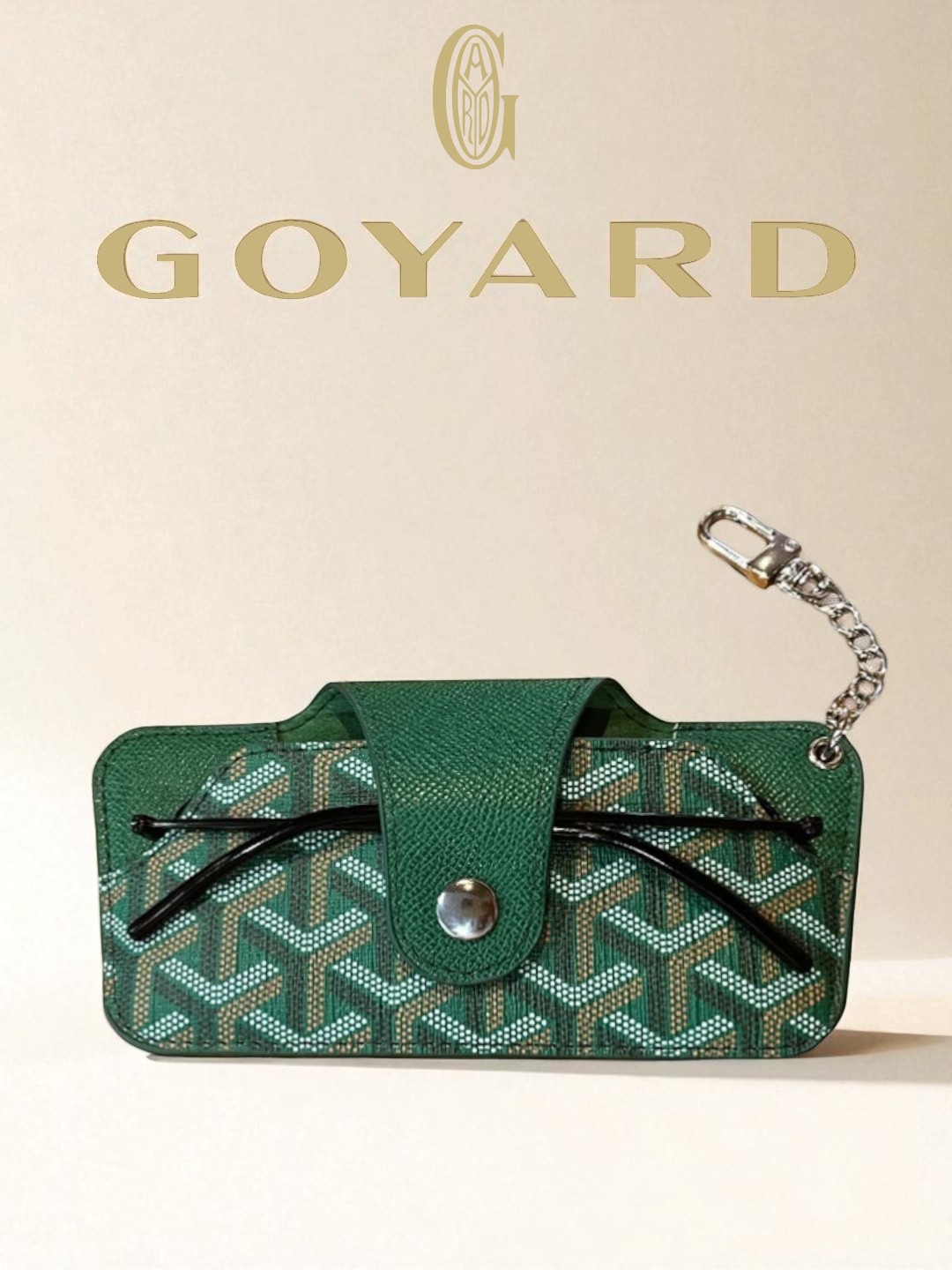Чехол для очков в стиле Goyard, защита линз, для мужчин и женщин, футляр подарок навый год