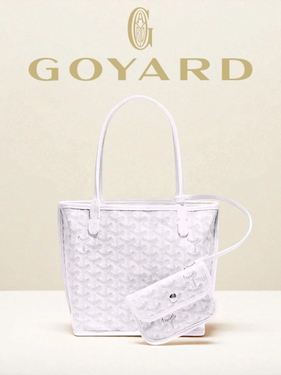 Женская сумка Goyard через плечо подарок на 8 марта для девушек синий чёрный белый гоярд — GYRDELO-СУМГЙРД-БЕЛЫЙ