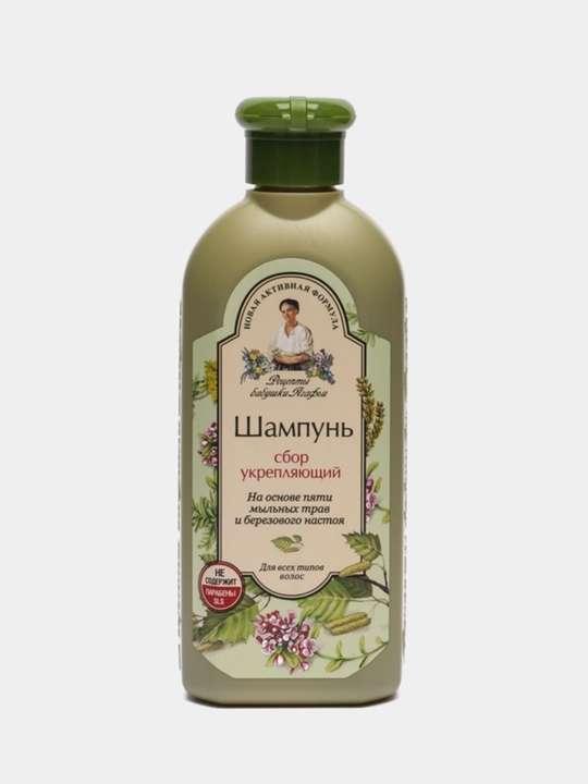 Soch to'kilishiga qarshi shampun Рецепты бабушки Агафьи, zaiflashgan sochlar uchun, 350 ml