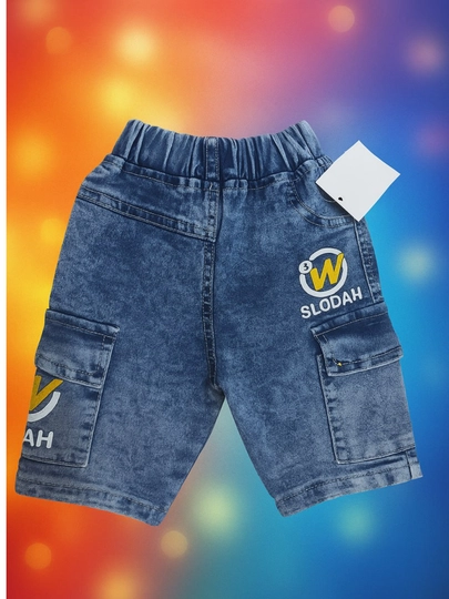 MiniBoss Denim — джинсовые шорты для мальчиков — CHIWEAR-CHIRO02-СИНИЙ-S