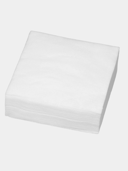 Salfetkalar Cotto (to'r), 20x20 sm, oq, 100 dona