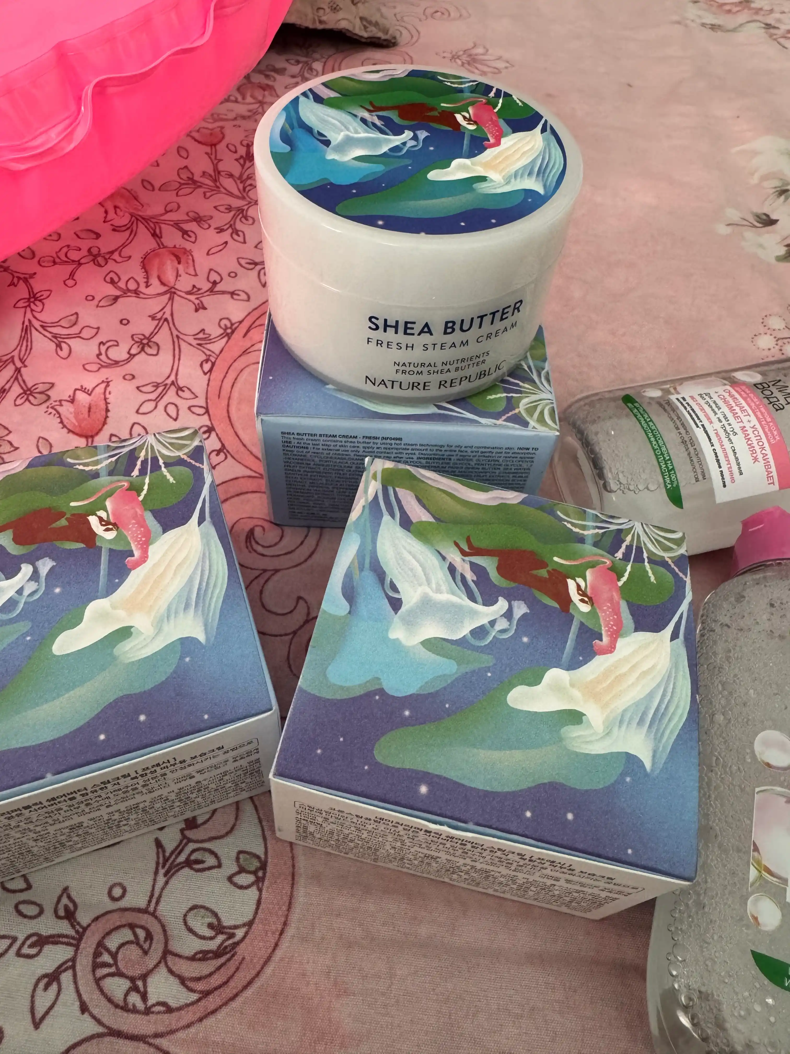 Shea Butter Steam Cream Fresh yog'li va aralash teri uchun tetiklantiruvchi bug' kremi