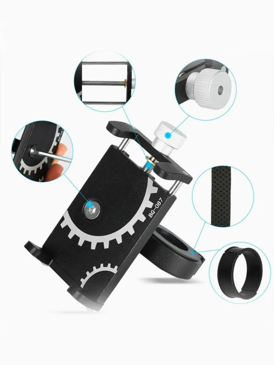 Velosiped va samokat uchun telefon uchun ushlagich, universal va ishonchli