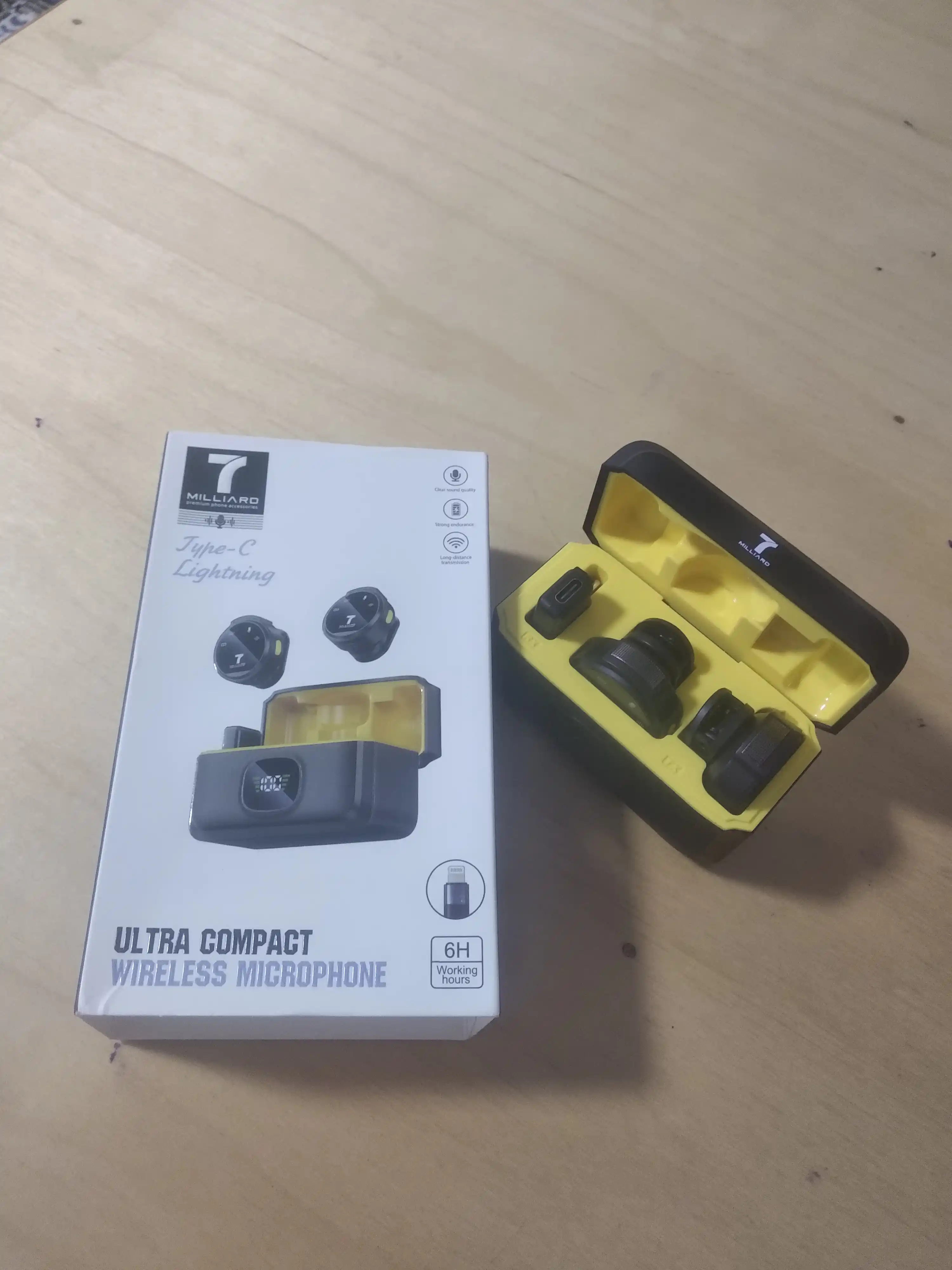 Simsiz mikrofon 7 Milliard Ultra Compact iPhone va Android
