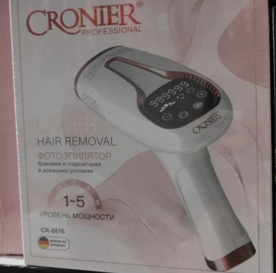 Lazerli fotoepilyator Cronier 8816 CR 8822 CR 8821 butun tana uchun sovutish effekti bilan