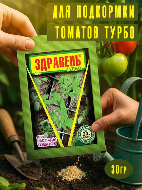 Mineral o'g'it Zdraven TOMAT KO'CHATLARI TURBO 30 gr - 