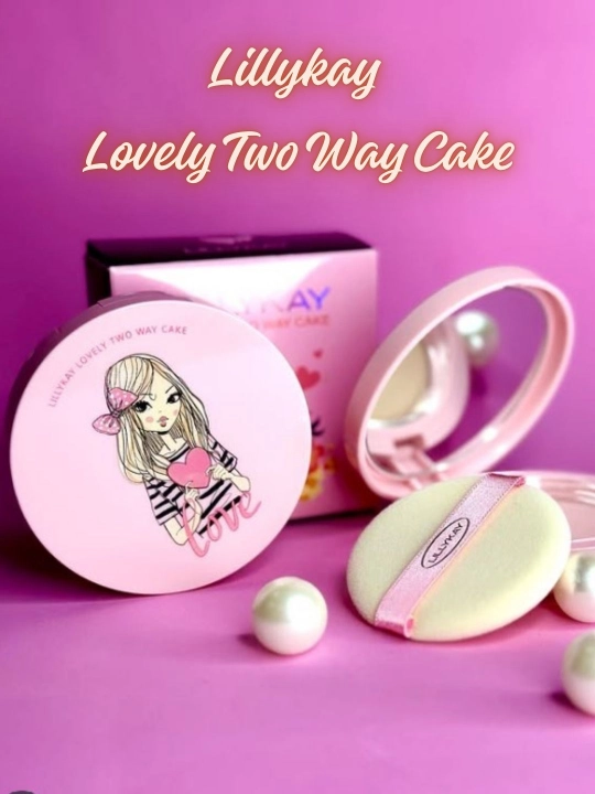Омолаживающая пудра LillyKay Lovely Two Way Cake SPF 40+++ – сияющая и гладкая кожа - 
