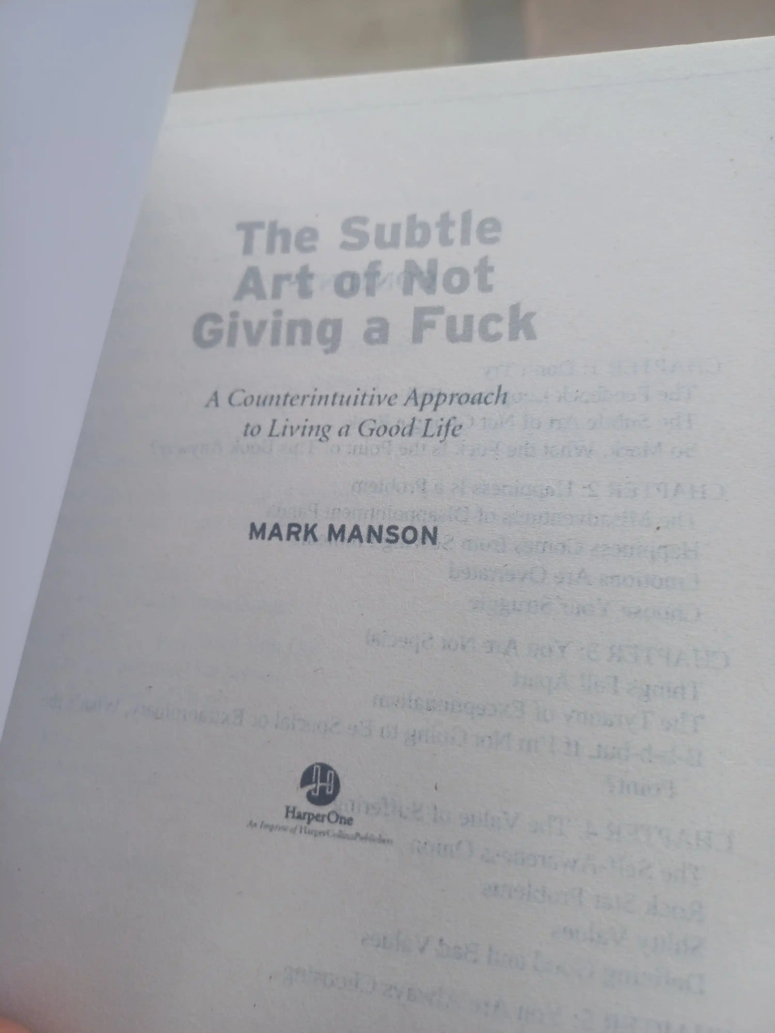 The Subtle Art of not Giving a fUck, Mark Manson, английский язык