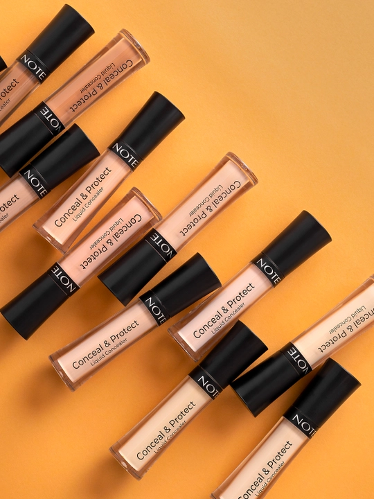 NOTE Conceal & Protect Liquid Concealer, 4.5 ml — ko‘z tagi uchun konsiler, yopish
