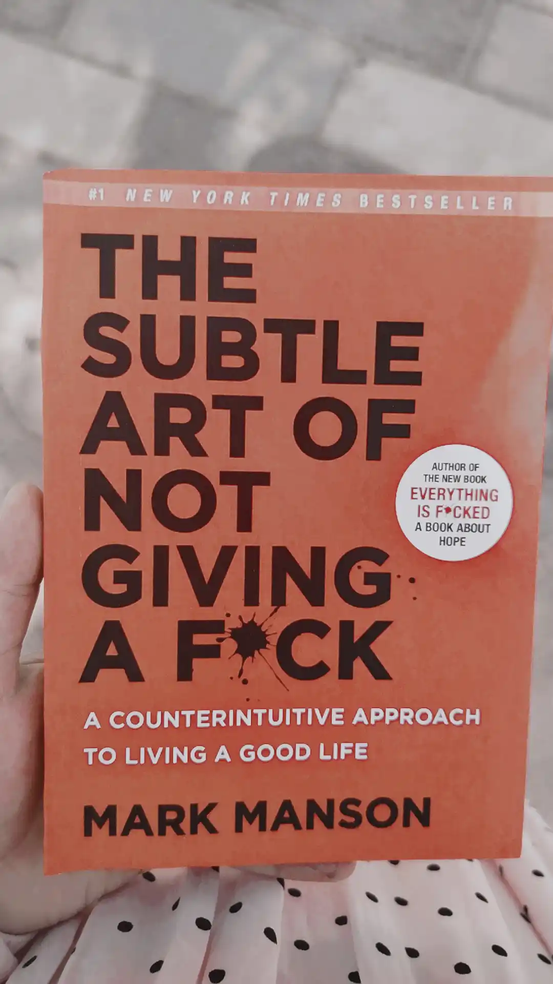 The Subtle Art of not Giving a fUck, Mark Manson, английский язык