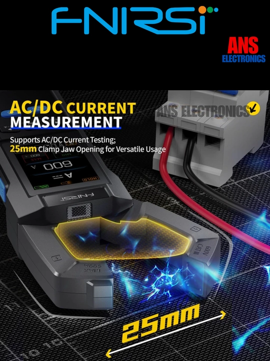 FNIRSI DMC‑100 — интеллектуальные токоизмерительные клещи‑мультиметр
