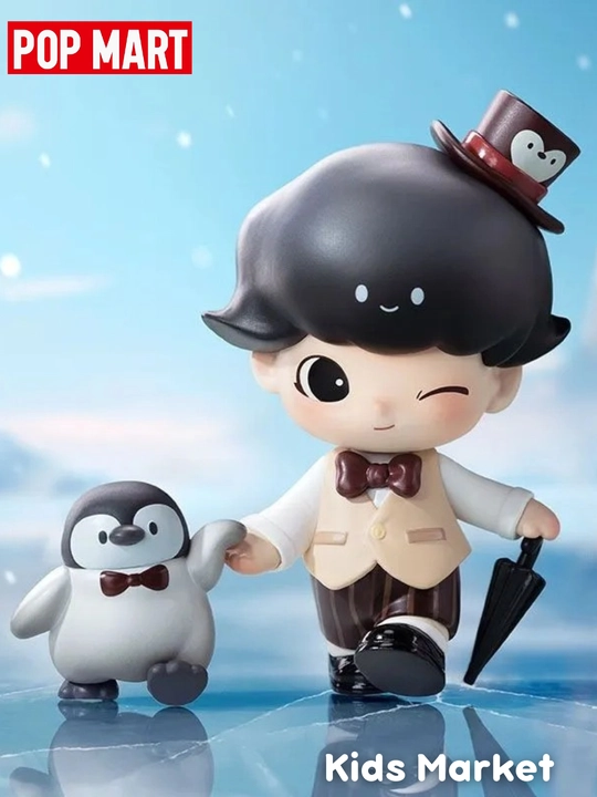 DIMOO POP MART syurpriz qutisi kolleksiya haykali CRY BABY Labubu sifatida