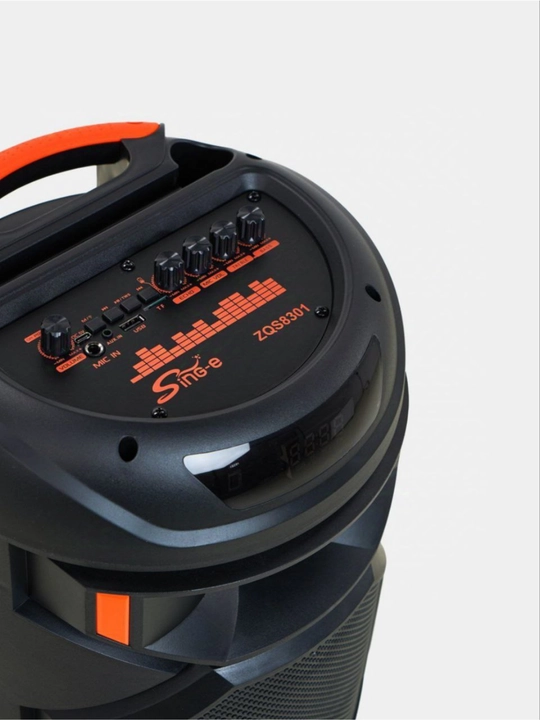 Mikrofon va RGB yoritgichli ZQS-8301 simsiz Bluetooth karnay