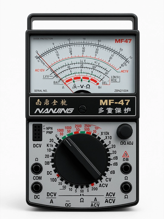 Аналоговый мультиметр MF-47 🇨🇳 Производитель: Nanjing Instruments